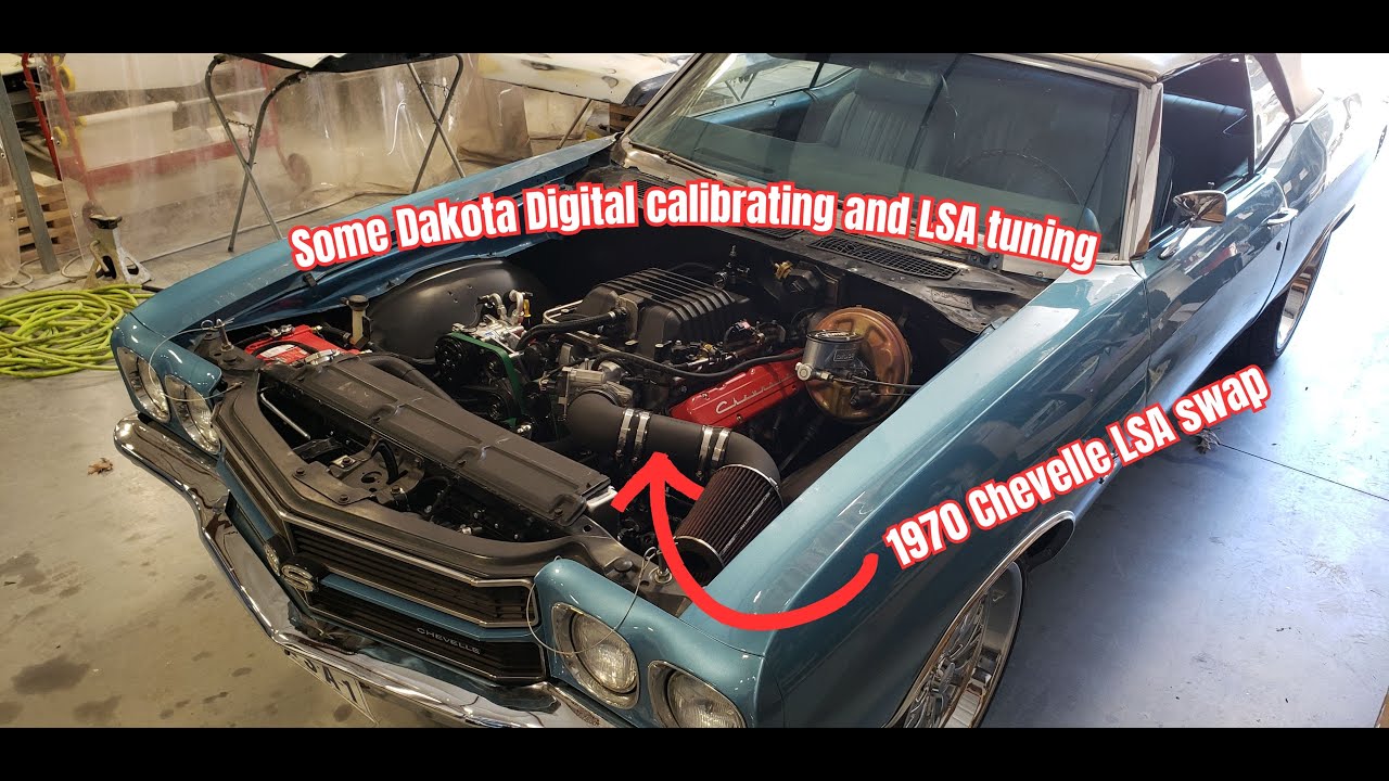 70 Chevelle LSA tuning today - YouTube