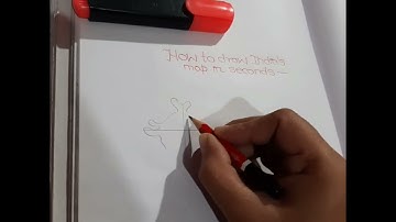 How to draw India