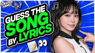 ⭐️🎤  GUESS THE KPOP SONG BY THE LYRICS | KPOP QUIZ - FUN KPOP GAMES 2026 screenshot 1