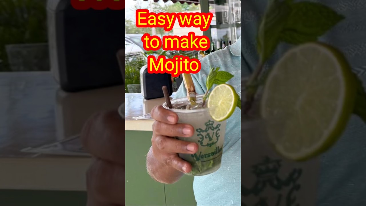 Easy way to make Mojito Cocktail