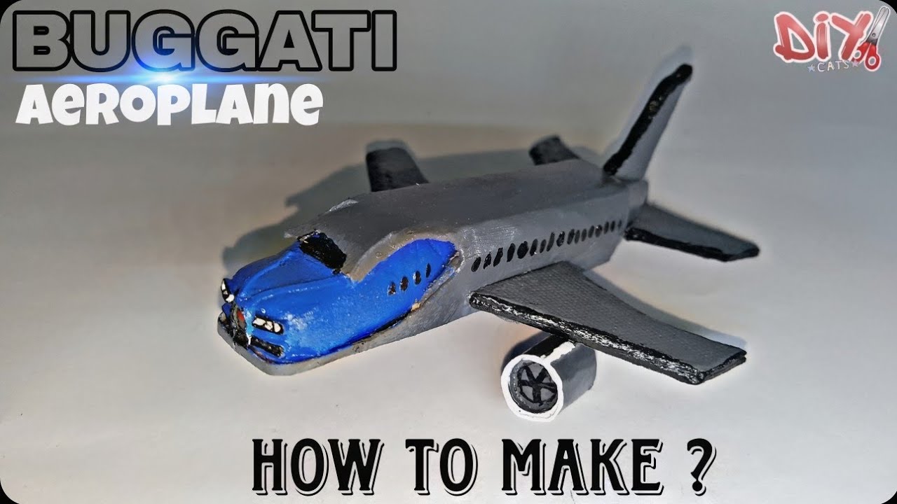 How to make a easy airplane with cardboard at home Cardboard