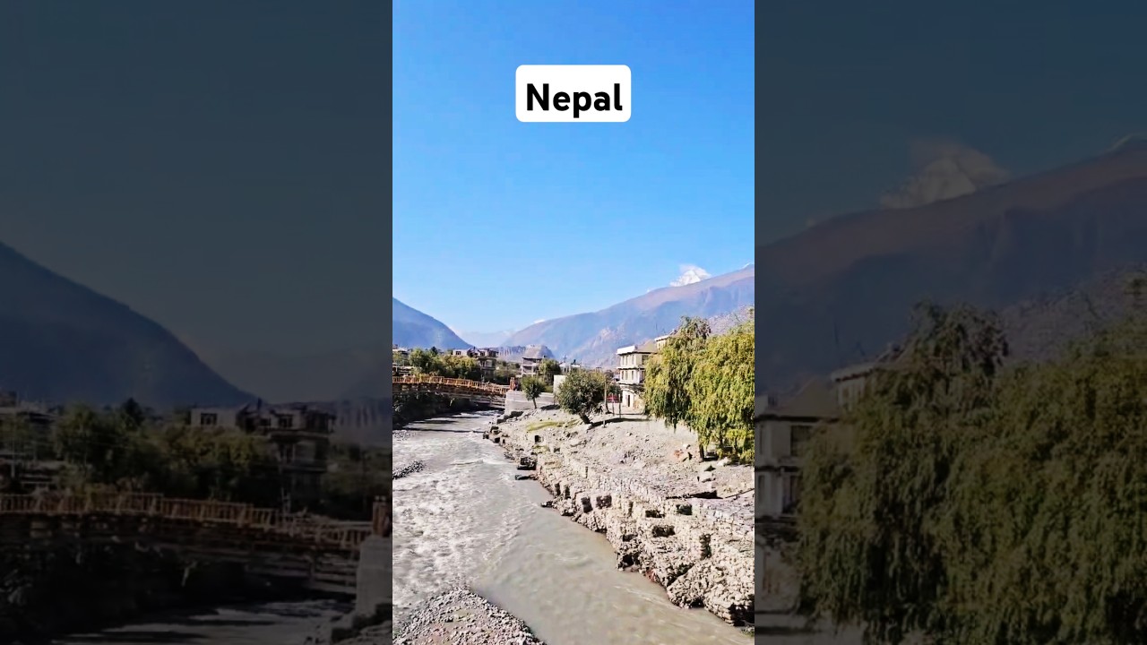 Nepal's Hidden Beauty in 15 Seconds! | Stunning Rivers & Majestic Mountains Gilgit Baltistan beauty