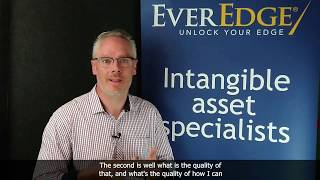 Whats the difference between a traditional and an intangible asset valuation?