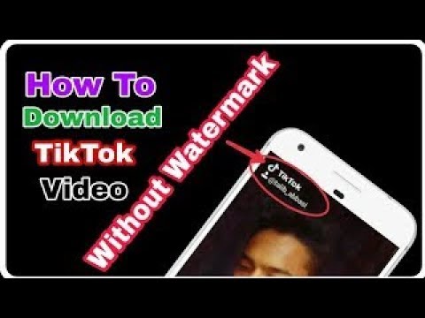 tiktok download without watermark iphone