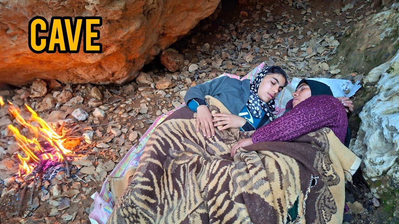 Прелепа пећина постала је склониште за бескућницу у снегу и мећави!