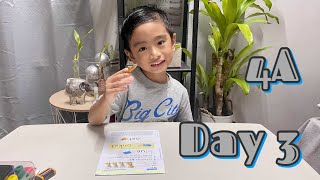 KUMON Reading Program 4A - Day 3