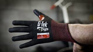 PIP 16-361 G-Tek Paradox PolyKor Foam Nitrile Coated Gloves