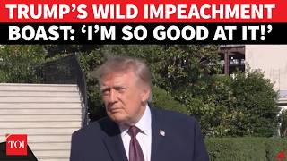 ‘I’M GETTING GOOD AT IT’: Trump’s SHOCKING 3rd Impeachment FLEX, Taunts Democrats | Watch