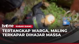Download Lagu Dikepung Massa, Pelaku Curanmor Babak Belur Dihajar | Kabar Siang MP3