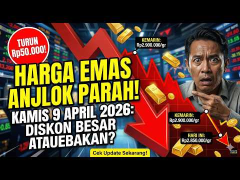 Harga Emas hari ini 9 April 2026 ANTAM Di Logam Mulia & UBS atau Galeri24 Lebih Menguntungkan?