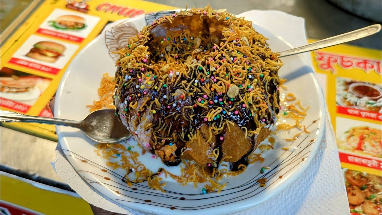 Crunchy Delight Chocolate Raj Kachori | A Traditional Indian Street ...