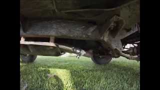 Jeep Wrangler YJ DIY Exhaust Done at Home - Installing Muffler and  Catalytic Converter - YouTube