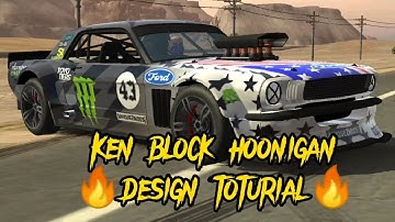 KEN BLOCK [ HOONIGAN ] MUSTANG LIVERY - car parking multiplayer