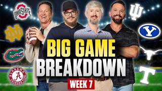 Week 7 College Football Previews & Predictions | BIG GAME BREAKDOWN