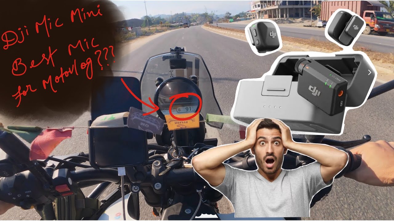DJI Mic Mini for Motovlog At High Speed | DJI Mic Mini Review | Best Wireless Mic DJI Mic Mini