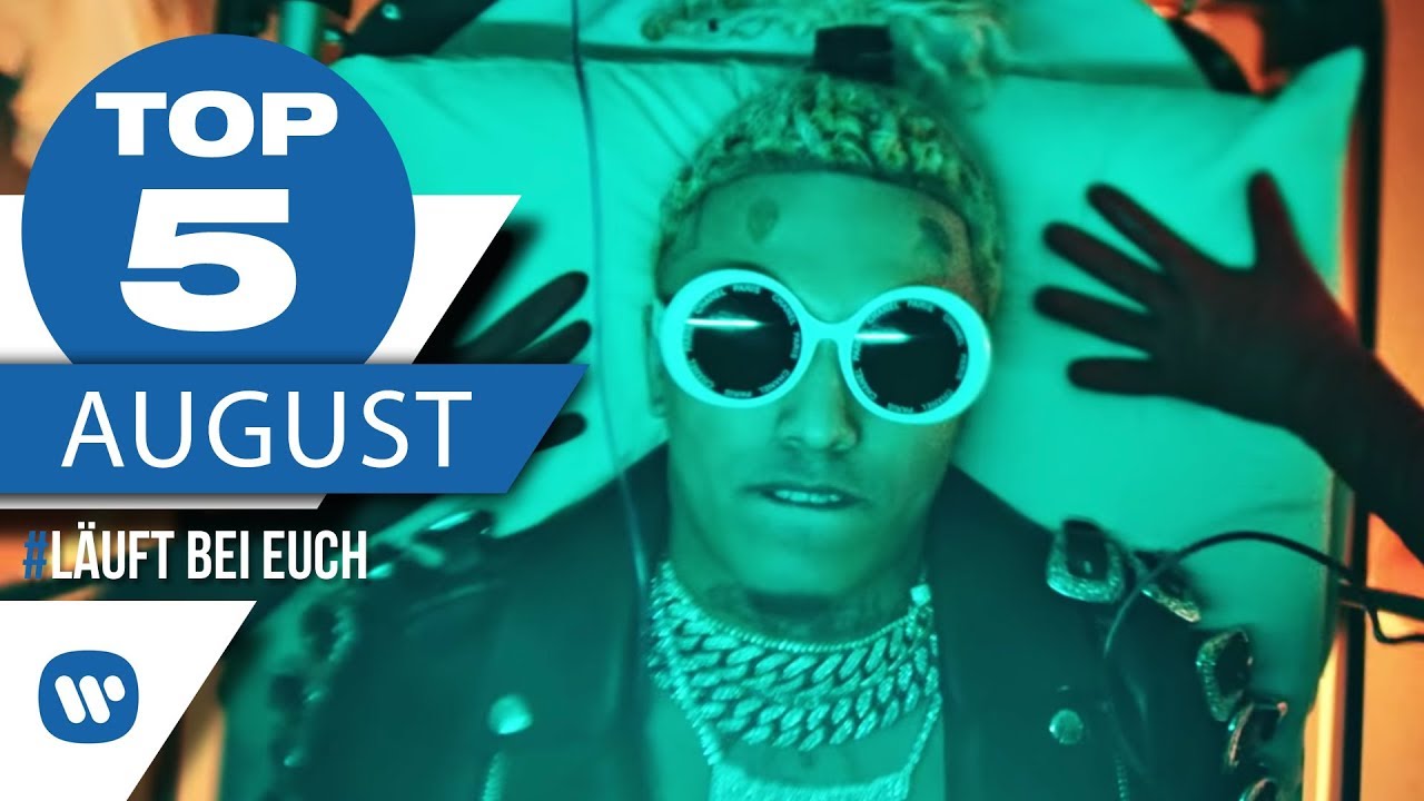 Top 5 Charts August 2018 – Die besten Musikvideos I #LäuftBeiEuch