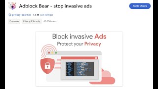 Adblock Bear - stop invasive ads adware - how to remove? screenshot 3