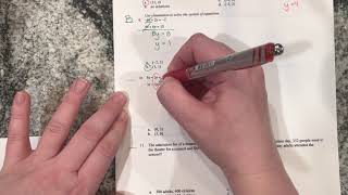 Unit 3 Practice Test - Algebra 1A