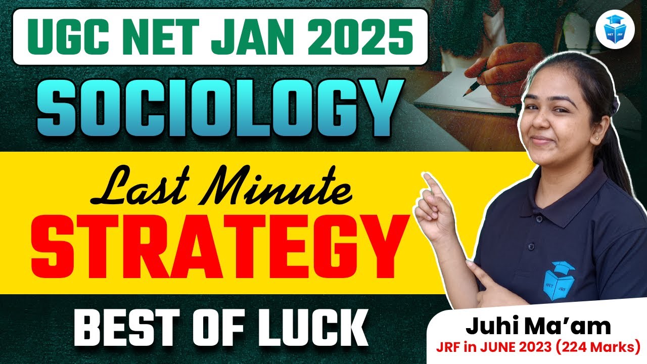 UGC NET Sociology Last Minute Tips | UGC NET Paper 2 Sociology Exam ...