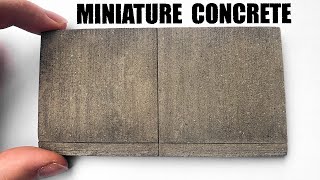 How to Make and Paint Faux Concrete Sidewalks For Dioramas From Styrofoam