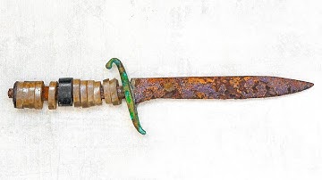 Restoration Rusty KNIFE- Blade REFORGED