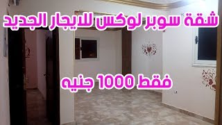 شقة 100 متر إيجار جديد ب 1000 جنيه - كود ( 150 )