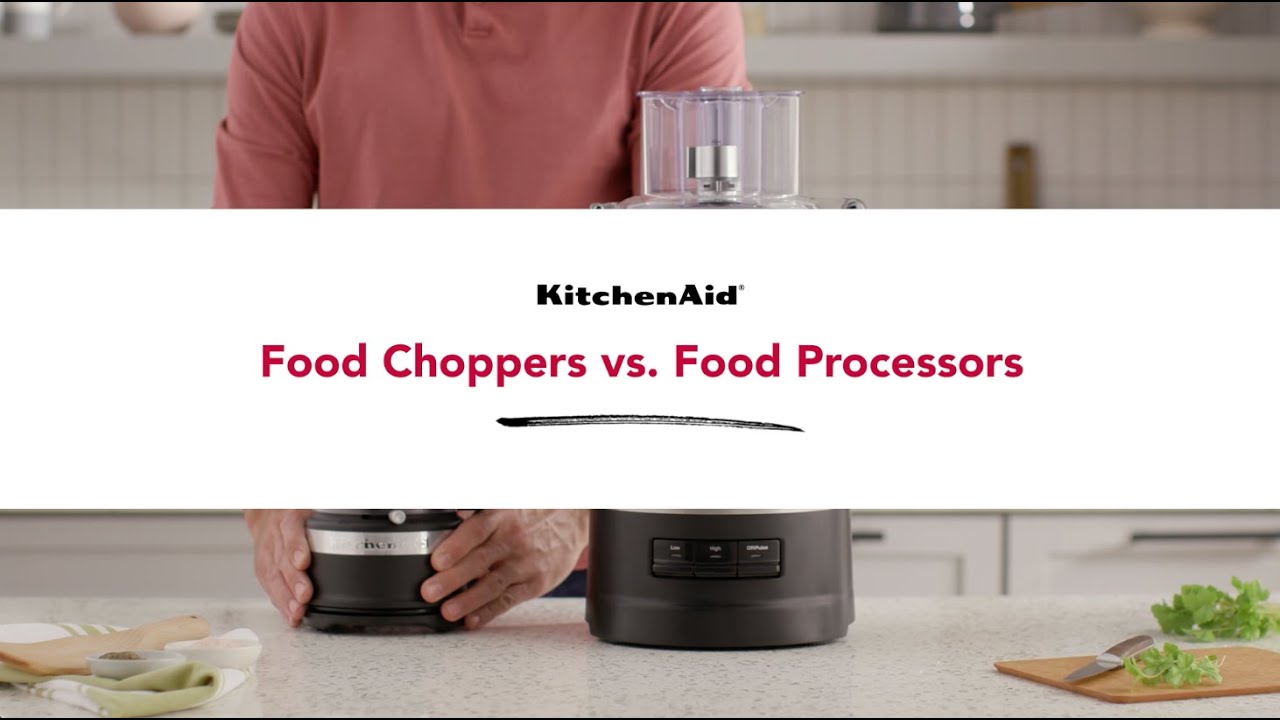 Food Processor vs Food Chopper: What's the Difference