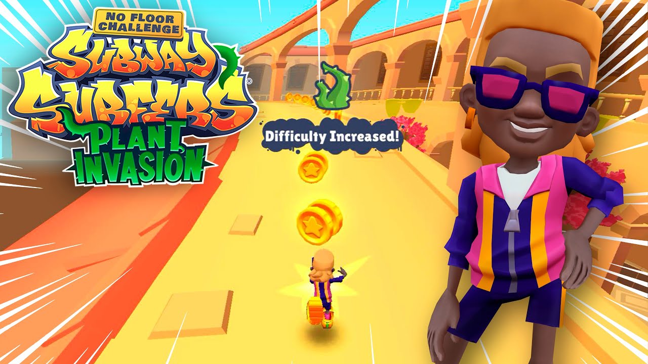 NEW Plant Invasion - No Floor Challenge! Subway Surfers Barcelona 2023