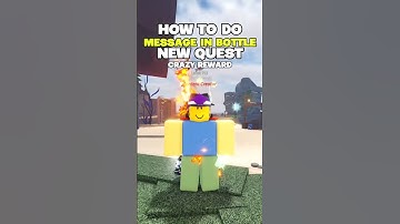 Message In Bottle Quest Tutorial on FISCH 🤩 #roblox #fisch #robloxfisch