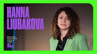 Hanna Liubakova || 2025 College Freedom Forum, Tufts University