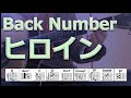 [初心者ギター講座]　ヒロイン/back number　簡単コード押さえ方　弾き方