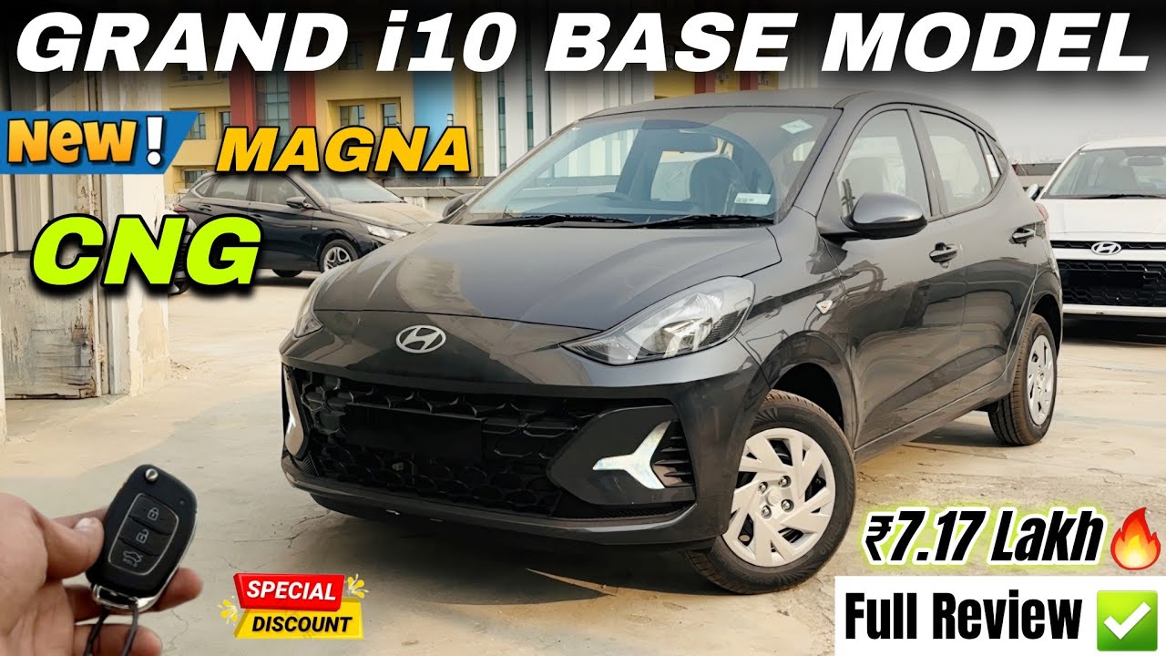 2026 Hyundai Grand i10 Nios Magna CNG Detailed Review ✅ | Grand i10 Base Model Features & Discount 🔥