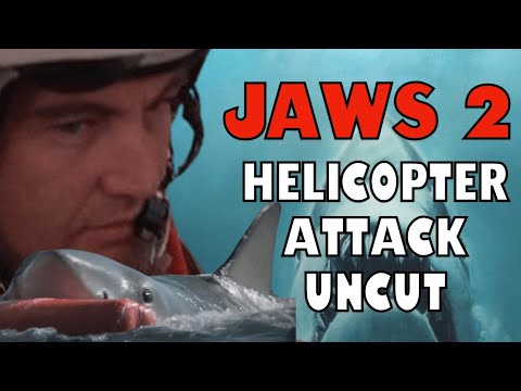 JAWS 2 - Rare Uncut Helicopter Attack Scene