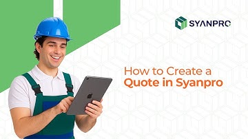 How to Create a Quote in Syanpro | Best Field Service Management Software | Saudi Arabia