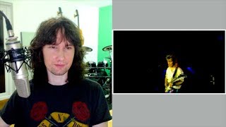British guitarist reacts to Triumph and Rik Emmett's soaring vocals!