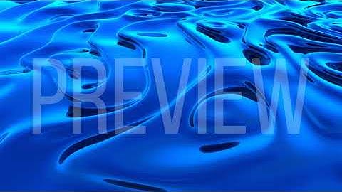 Glossy Blue Liquid Animated 3D Waves (seamlessly looping animated background)