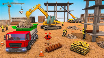 Bridge Building Works 3D - Construction Simulator Android GamePlay