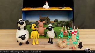 Unboxing Shaun the Sheep Mossy Bottom farm box for modelling your own set screenshot 1