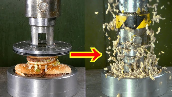 How Much Weight Can a Soda Can Hold? Hydraulic Press Test 