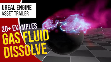 UE5 l Gas Fluid Dissolve VFX Pack l Unreal Engine 5 (Trailer)