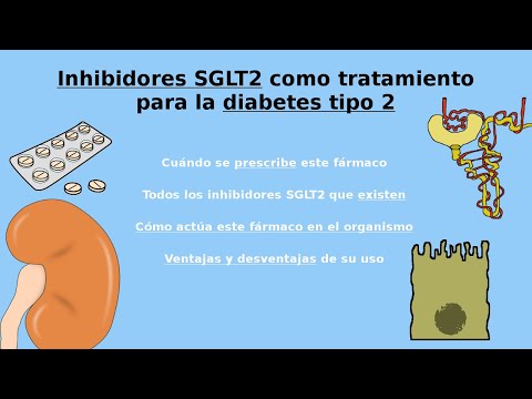 Inhibidores SGLT2 para tratamiento diabetes tipo 2. Mecanismo de acción del medicamento Diabetes AIB