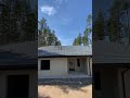 Вальмовая кровля из наборной черепицы на быстровозводимом бетонном доме из трехслойн финских панелей