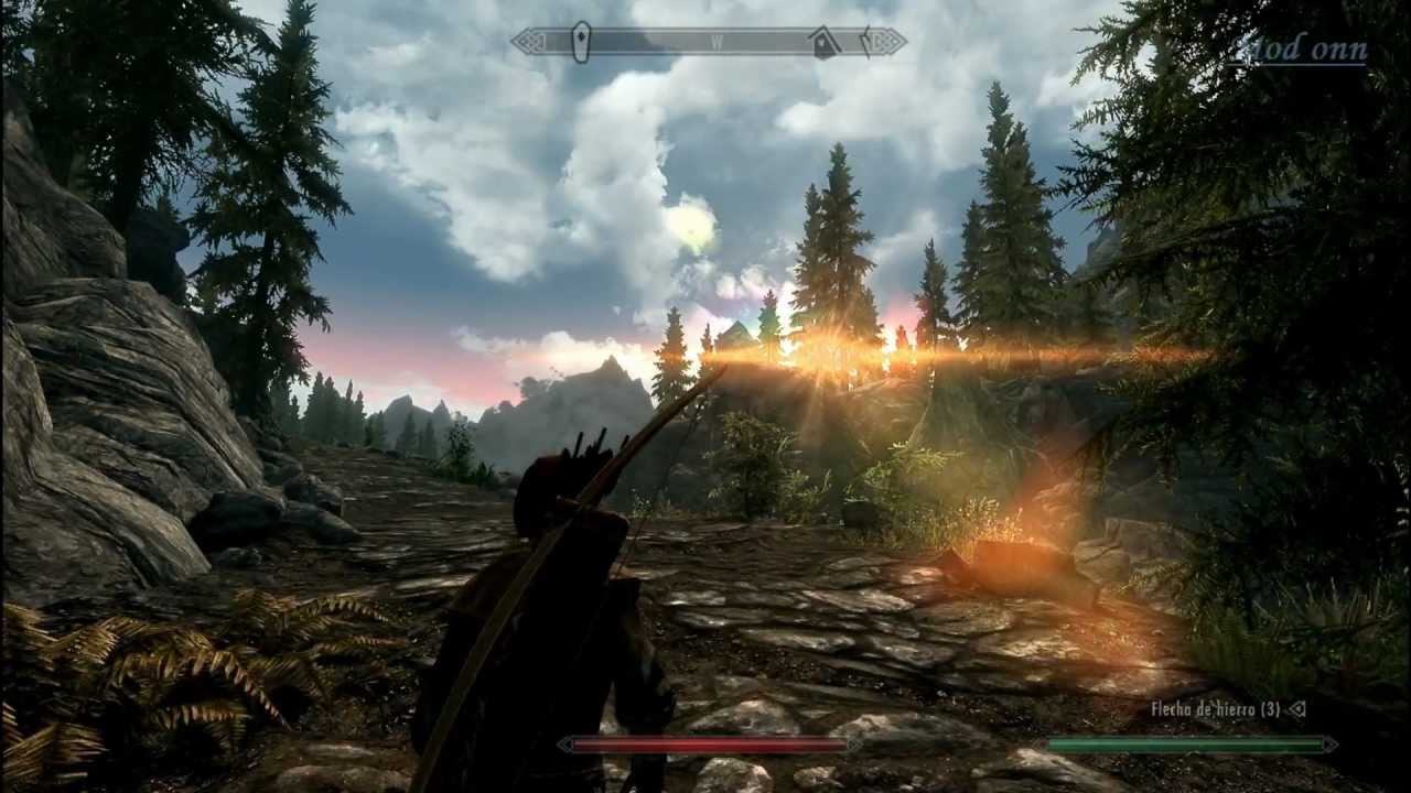 Skyrim мод на Небо