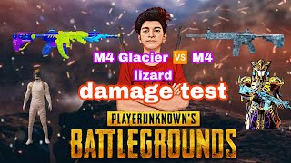 Pubg Mobile Lite M416 Glacier Vs M416 Lizard Damage Test