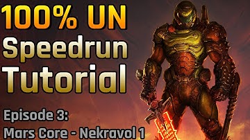 DOOM Eternal 100% UN Speedrun Tutorial Ep 3 || Mars Core - Nekravol 1