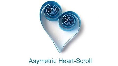 How to make: ASYMETRIC HEART-SCROLL (F-305)