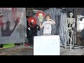 LIVE Set-Up and Demo of Creepy Towering Clown!