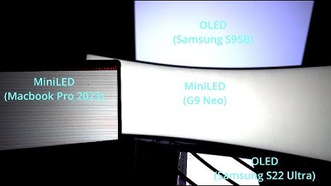 Proof that OLED flickers (causing headaches)
