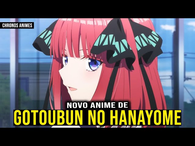 Gotoubun no Hanayome – Segunda temporada ganha teaser e muda