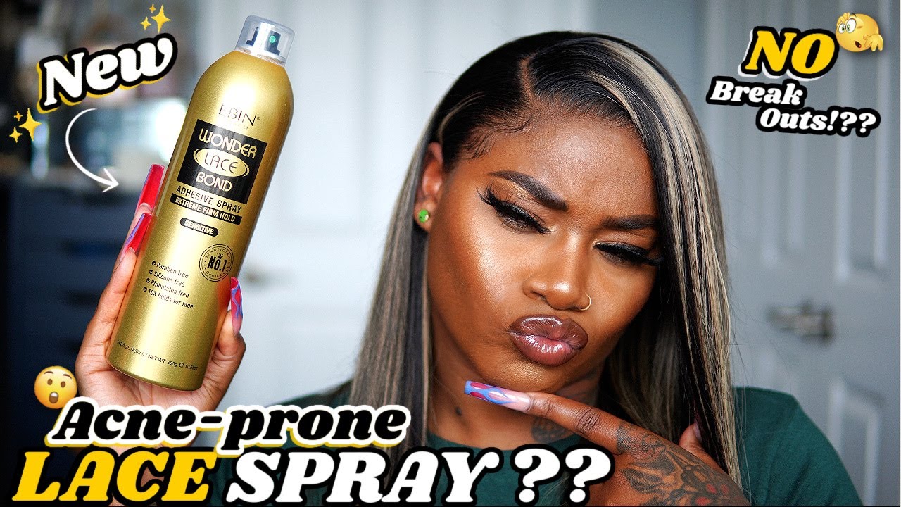 ✨ACNE-PRONE & SENSITIVE SKIN LACE SPRAY✨ NO BREAKOUT?? 👀 Whats tea sis ☕️ | Laurasia Andrea Wigs